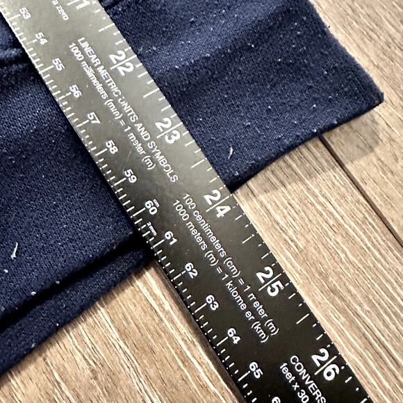 U.S Navy Gym Fitness Reflective Logo Front & Back Blue Pullover Hoodie Medium - Picture 5 of 7